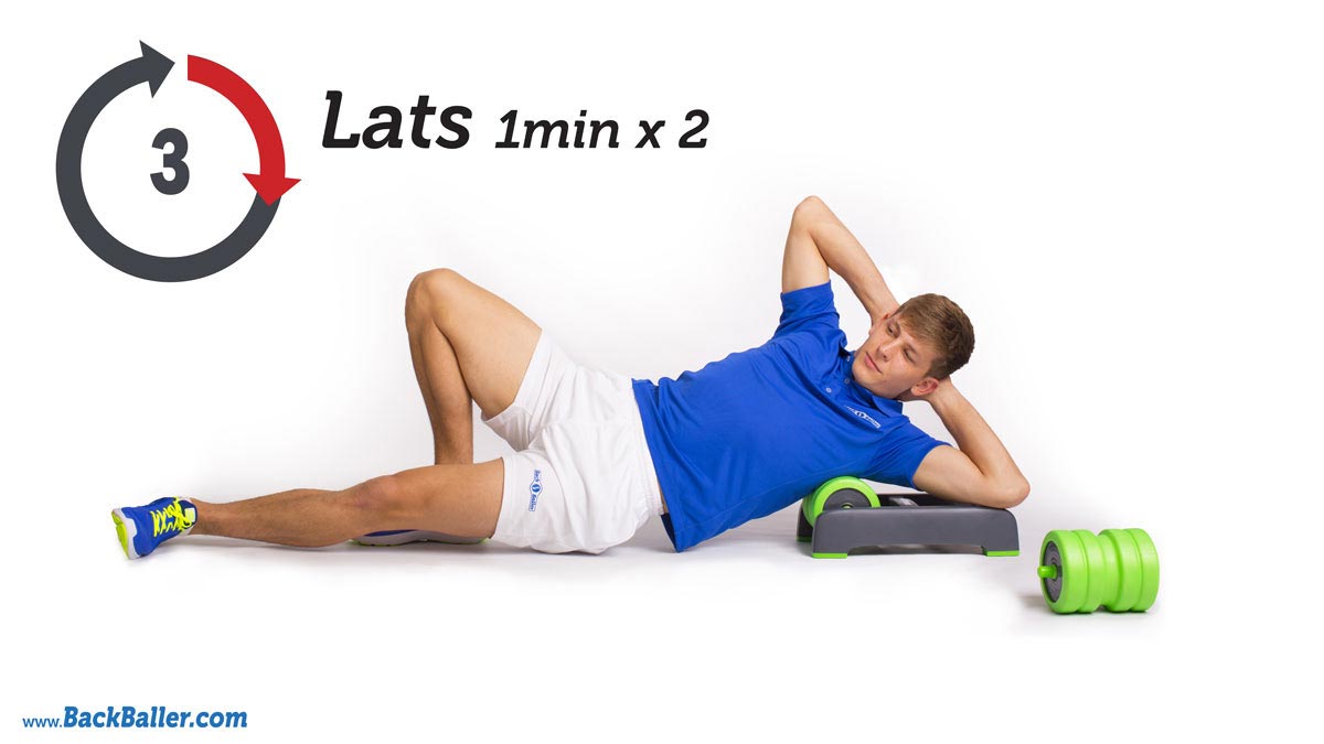 3 Lats Foam Rolling Exercise