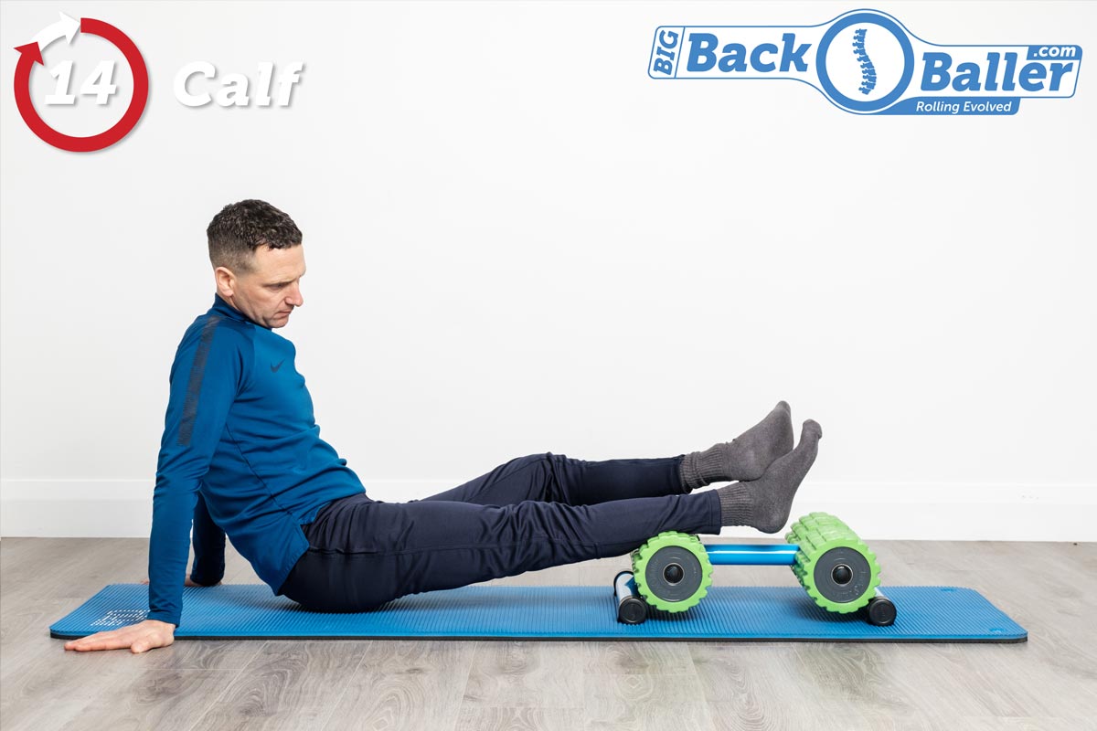 14 Rolling the Calf Foam Rolling Exercise