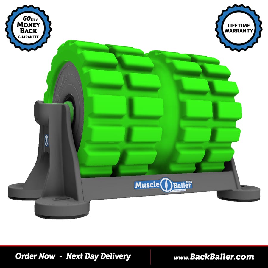 Back Baller Mounted Foam Roller for Focused Muscle Relief Muscle Baller