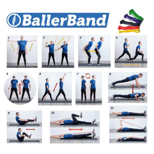 Baller Resistance Bands for Body Stretching